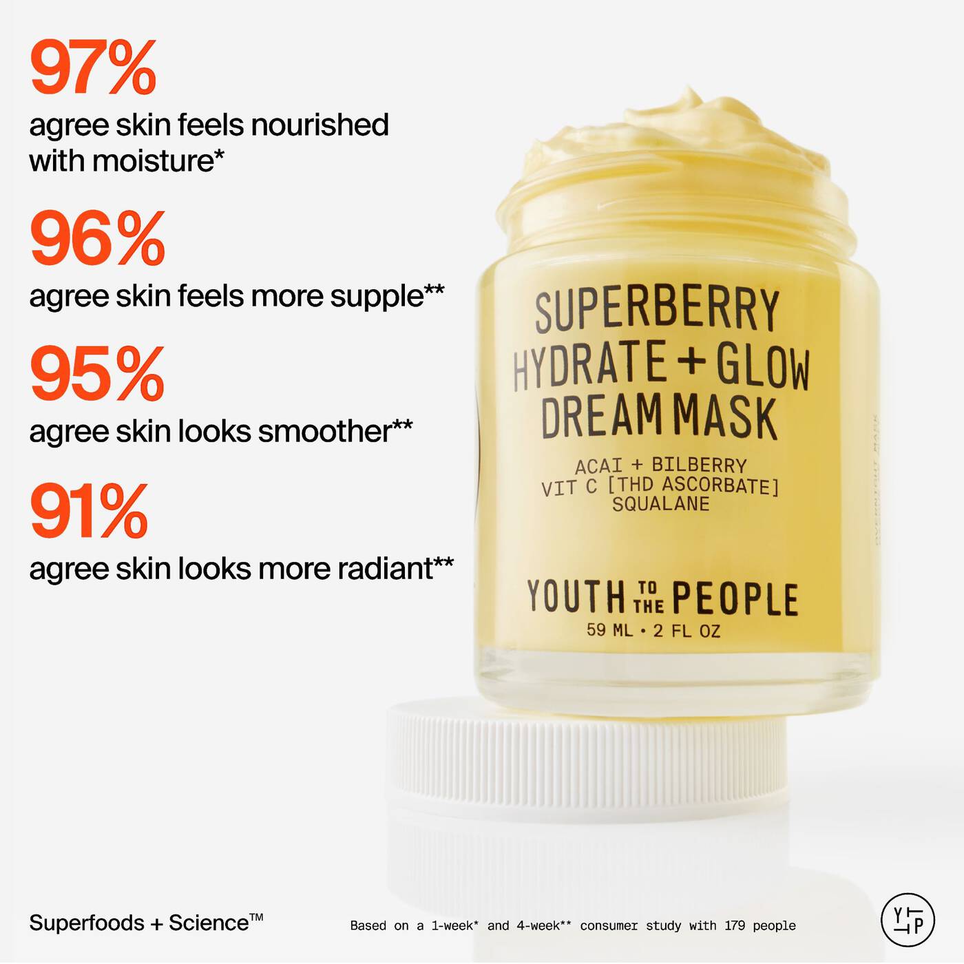 Superberry Superberry Hydrate + Glow Dream Mask | Youth To The People