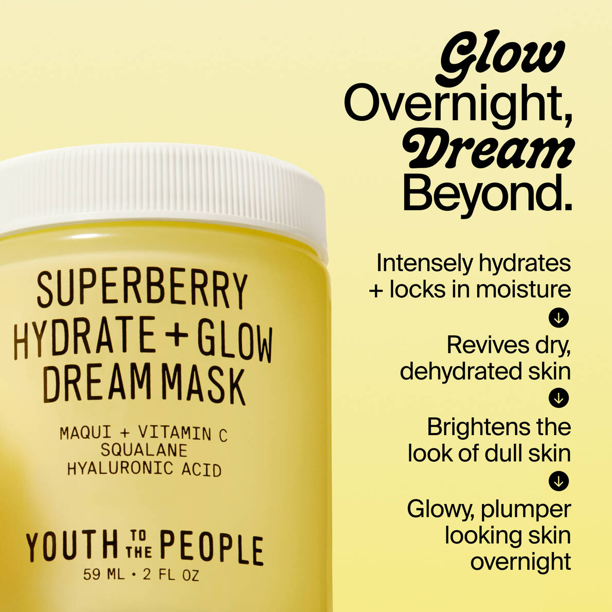 Superberry Superberry Hydrate and Glow Dream Mask | Youth To The People