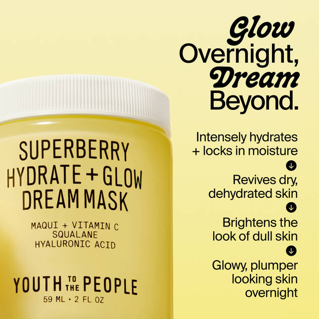 Superberry Superberry Hydrate and Glow Dream Mask | Youth To The People