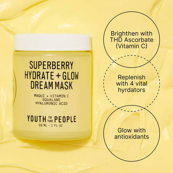 Superberry Superberry Hydrate and Glow Dream Mask - Youth To The People