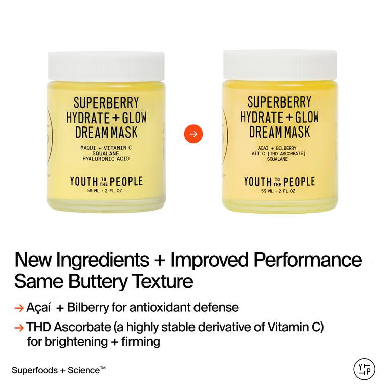 Superberry Superberry Hydrate + Glow Dream Mask | Youth To The People