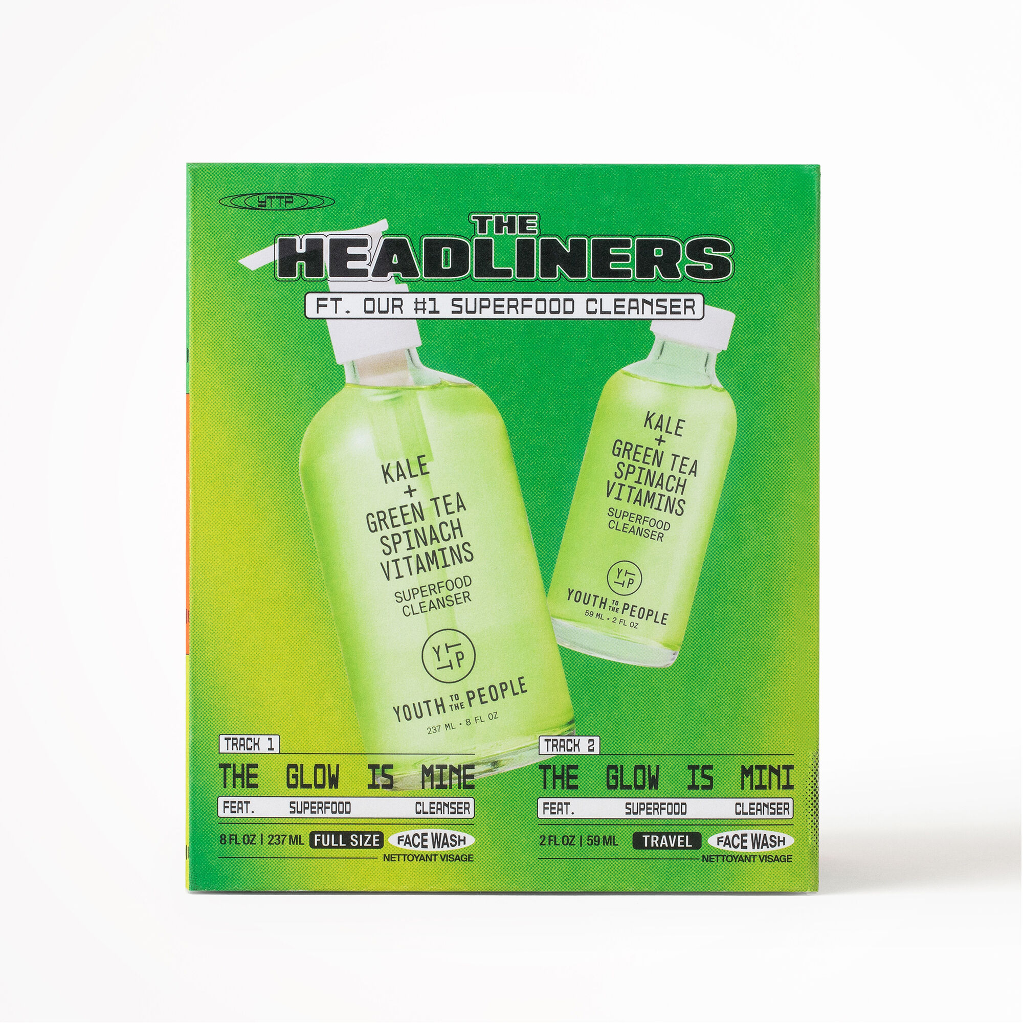 The Headliners Superfood Antioxidant Cleanser Skincare Set