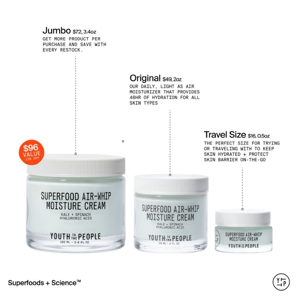 Superfood Air-Whip Moisture Cream Jumbo