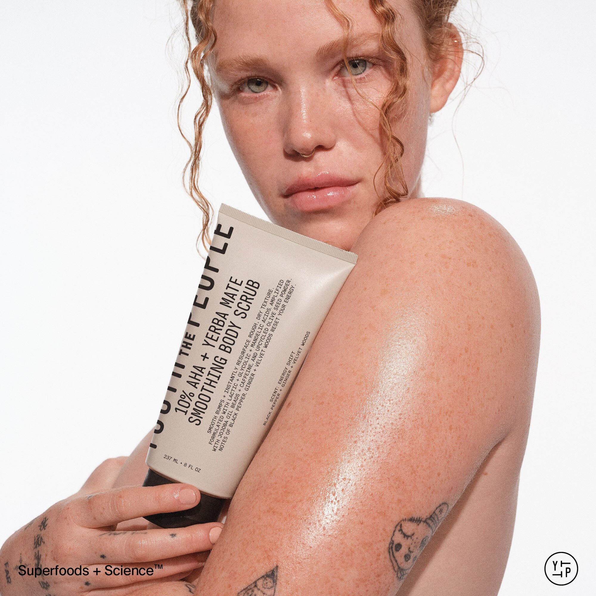 10% AHA + Yerba Mate Smoothing Energy Body Scrub