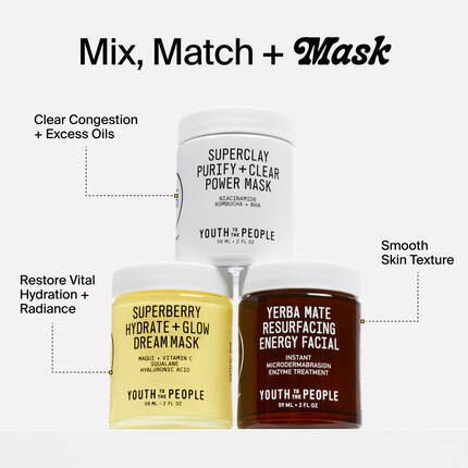 Superberry Superberry Hydrate and Glow Dream Mask | Youth To The People