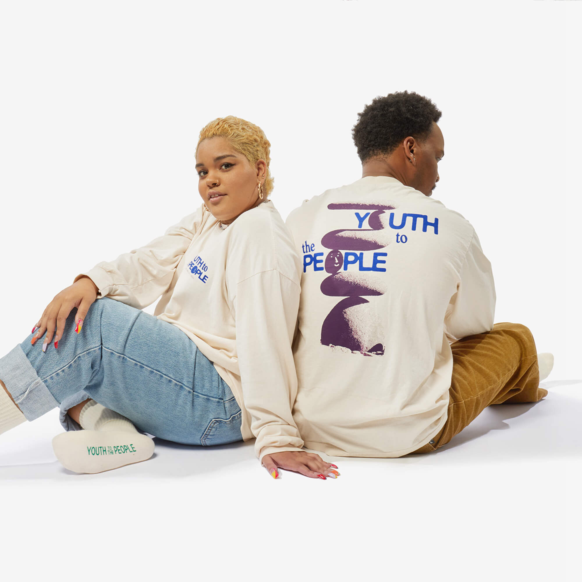 Stone Stack Long Sleeve Tee