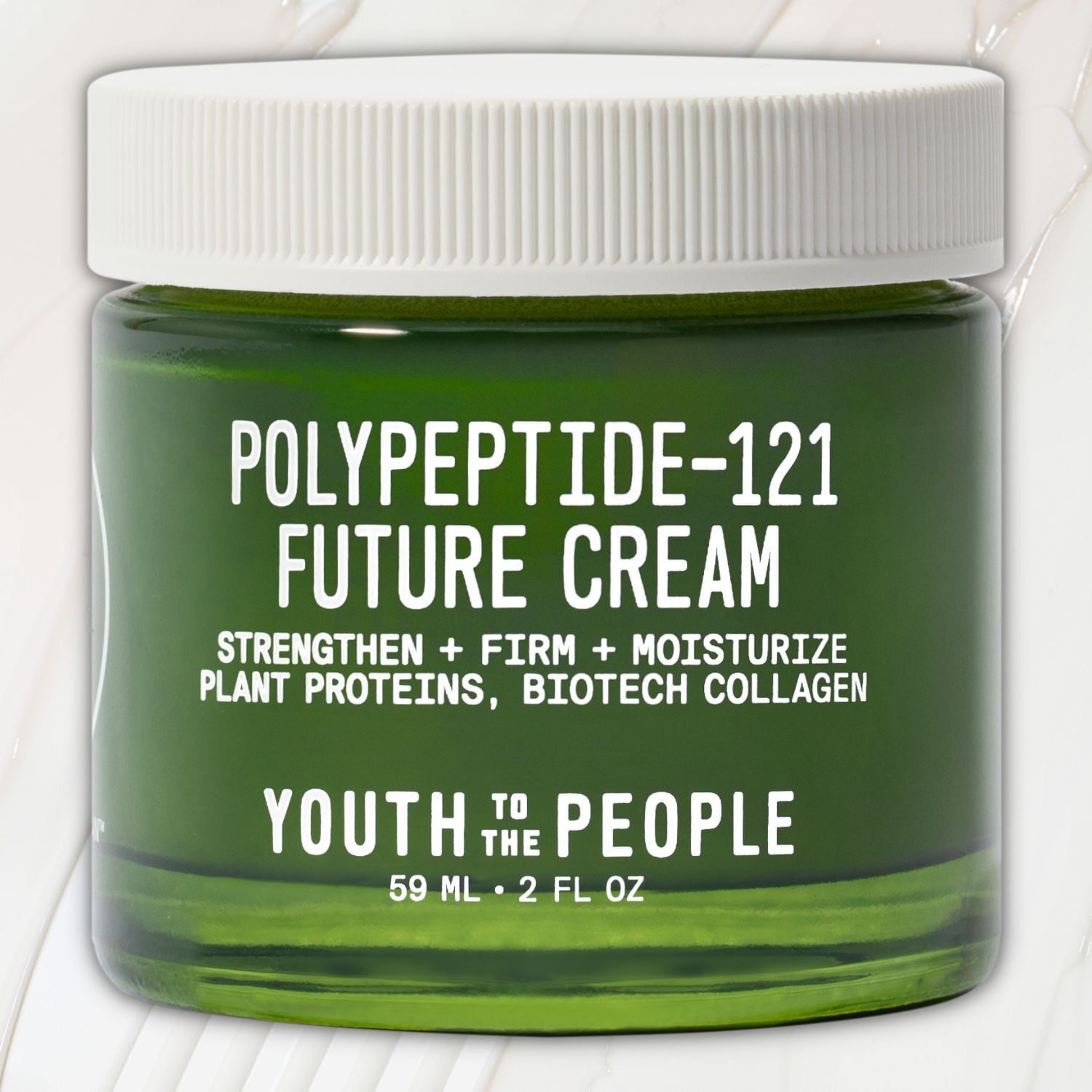 Youth To The People Polypeptide-121 Future Moisture Cream - 2oz | Fragrance-Free Lightweight Moisturizer | Up to 24-Hour Hydration
