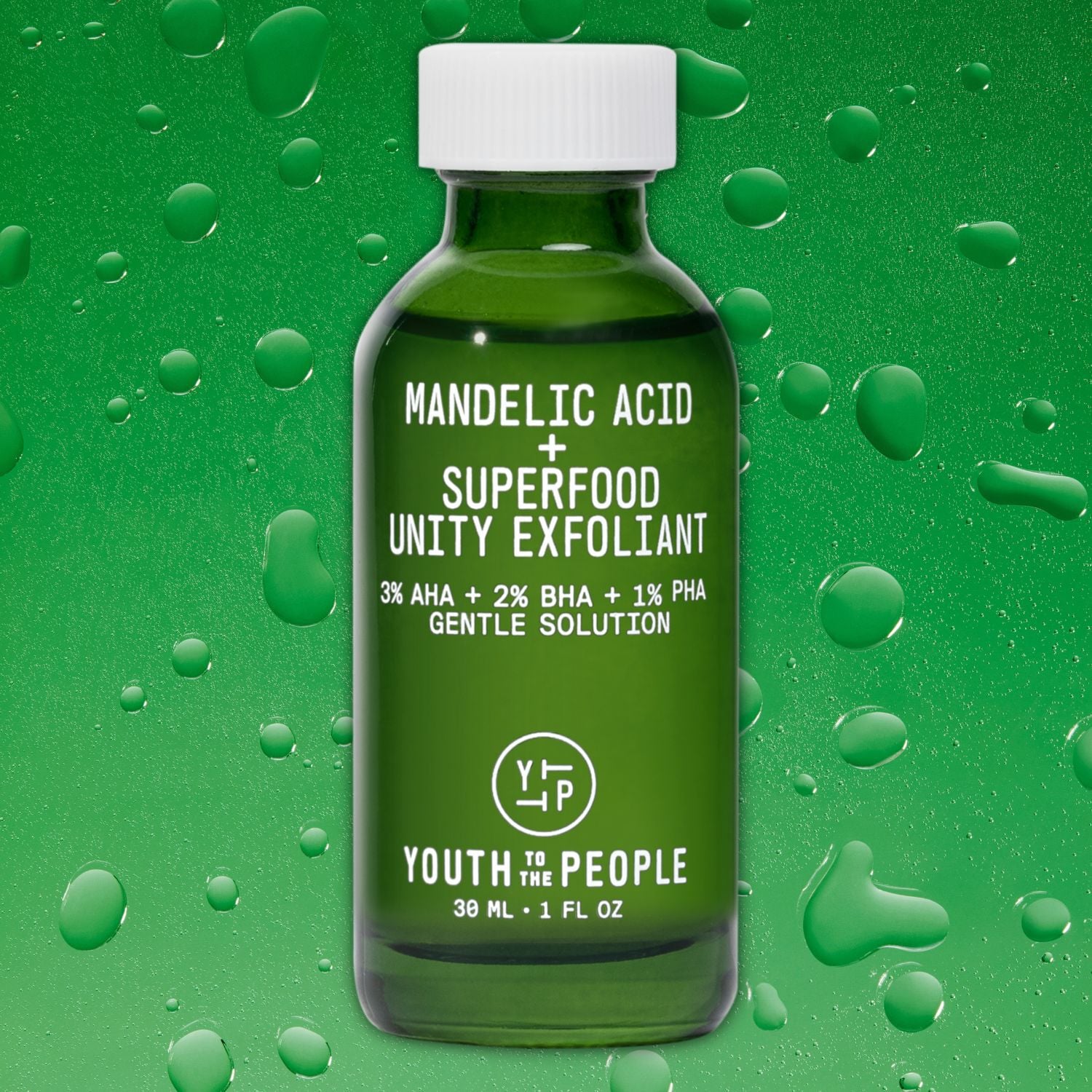 Youth To The People Mandelic Acid Superfood Unity Exfoliant Travel Size - 1oz Leave-On Liquid Exfoliant 16$