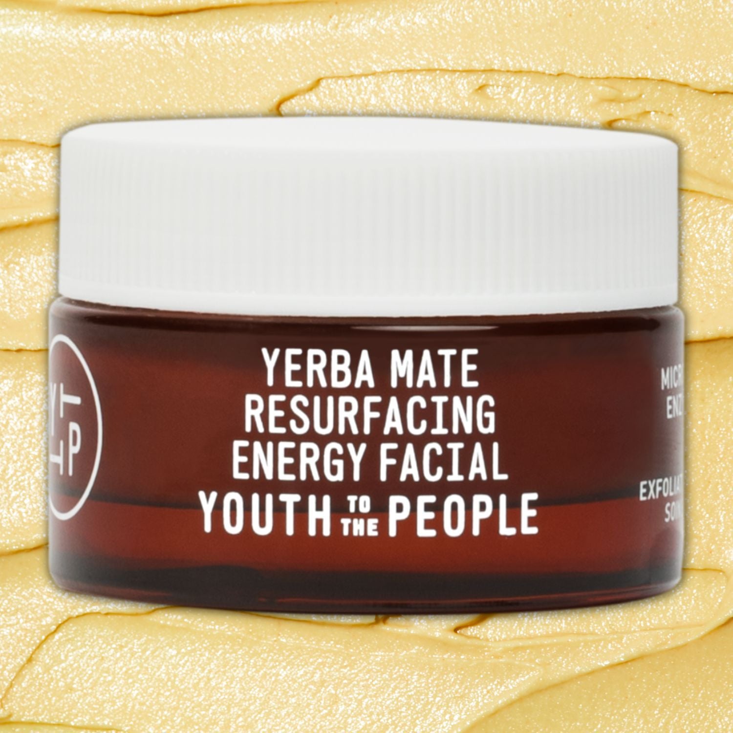 Youth To The People Yerba Mate Resurfacing Exfoliating Energy Mask With Enzymes Travel Size - 05oz Instant Microdermabrasion Treatment 18$