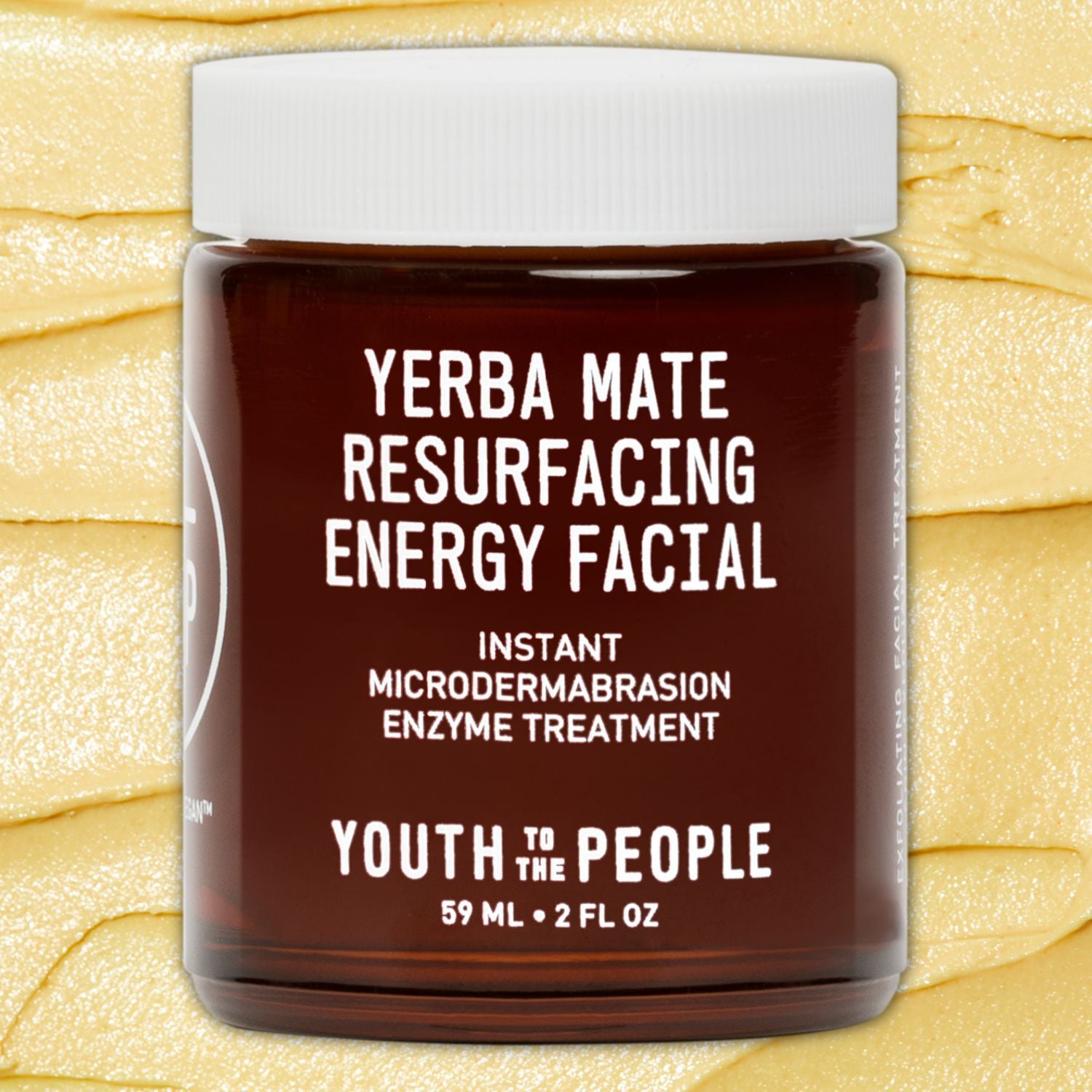 Youth To The People Yerba Mate Resurfacing Exfoliating Energy Mask With Enzymes - 2oz Instant Microdermabrasion Treatment 59$