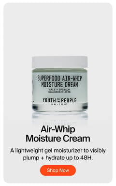 Superfood Air-Whip Moisture Cream. Lock in long-lasting moisture that's never heavy or greasy.