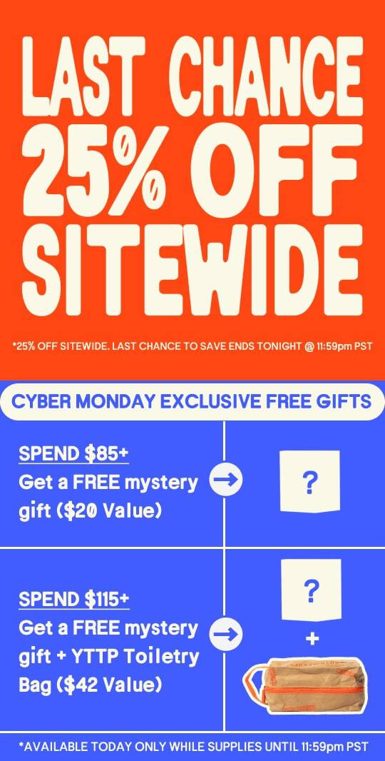 Last Chance 25% off