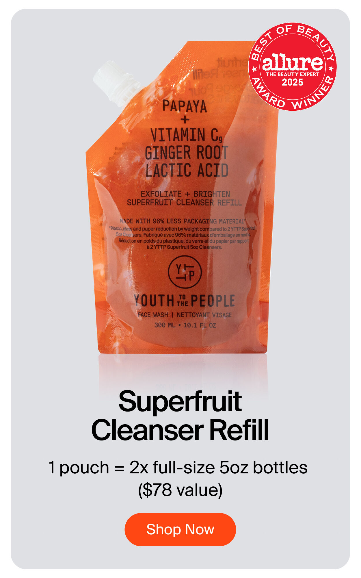 Superfruit Cleanser Refill Pouch