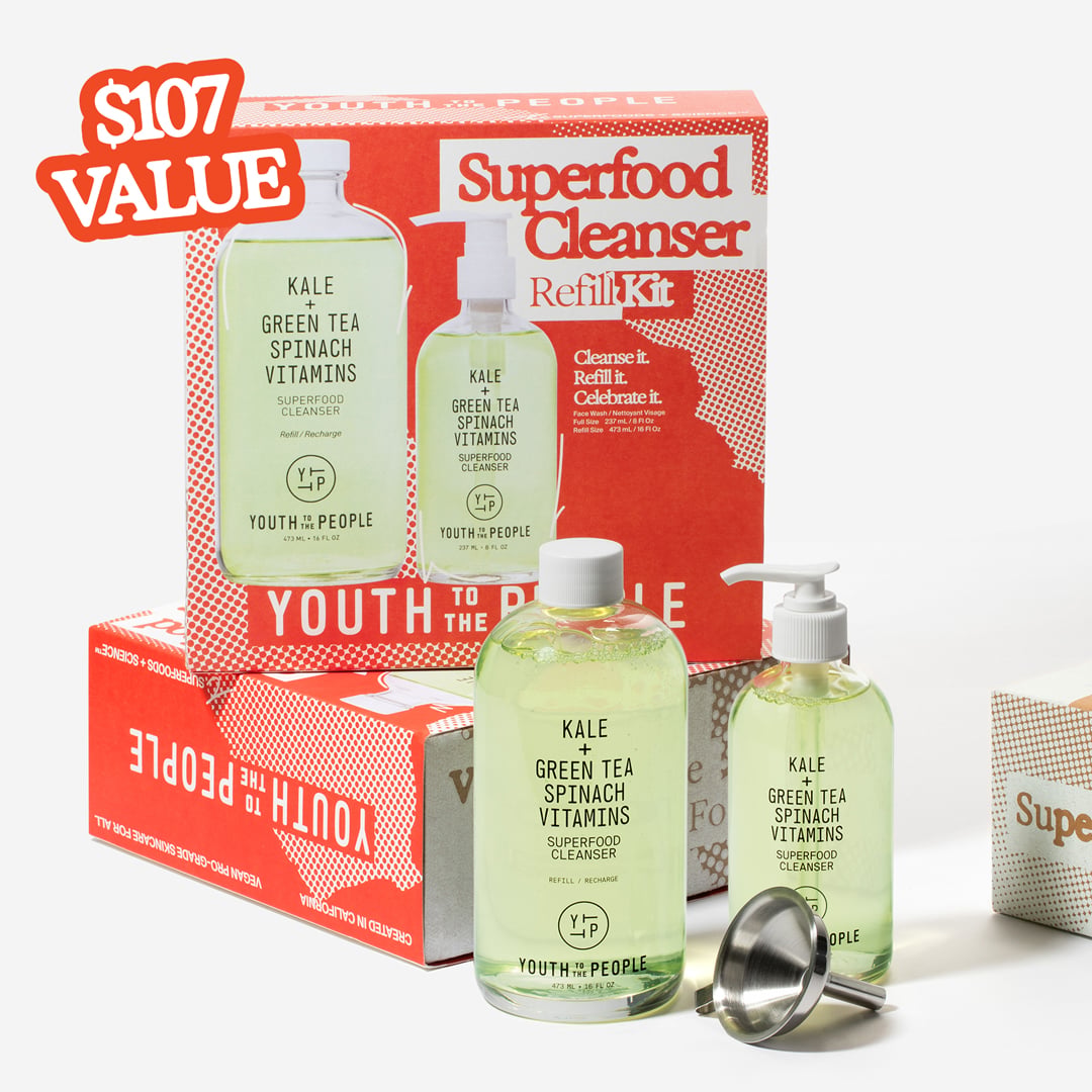 Kale Superfood Face Cleanser Youth To The People 84$