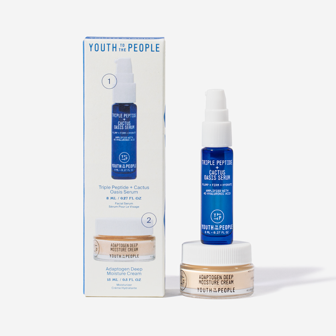 Youth To The People Plump It Up for Dry Dehydrated Skin Travel-Sized Hydrating Serum Moisturizer 28$