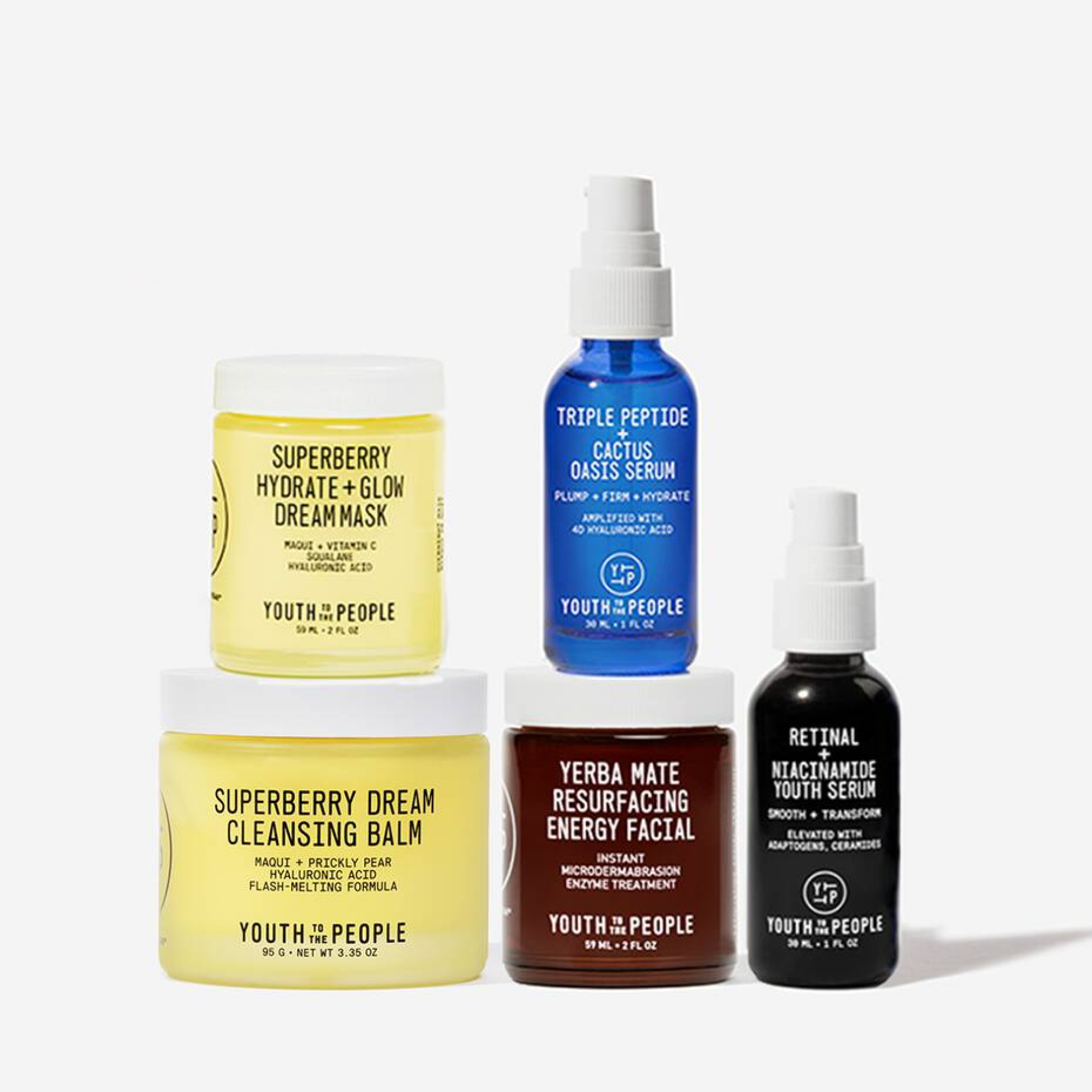Youth To The People The Skin Cycling Bundle | Skincare Routine Gift Set